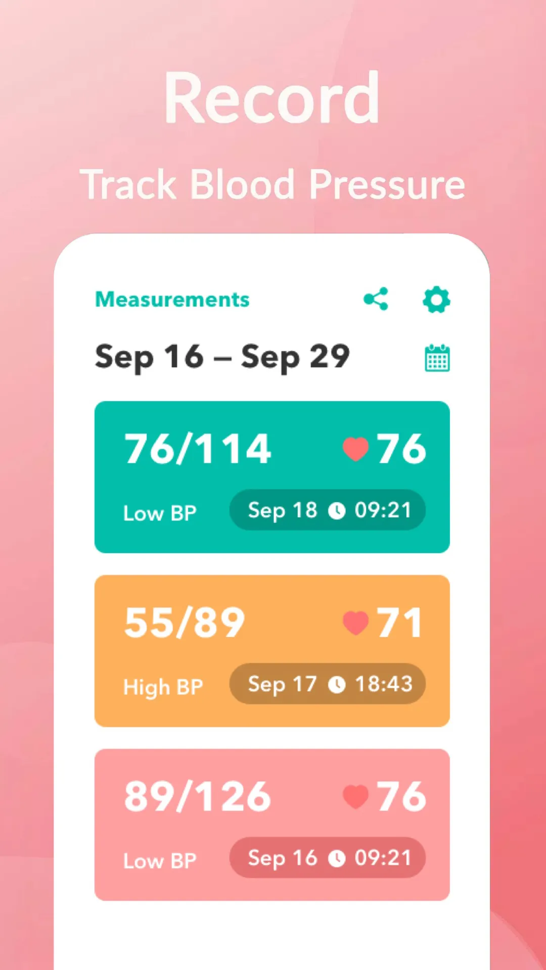 Monitor Blood Pressure | Indus Appstore | Screenshot