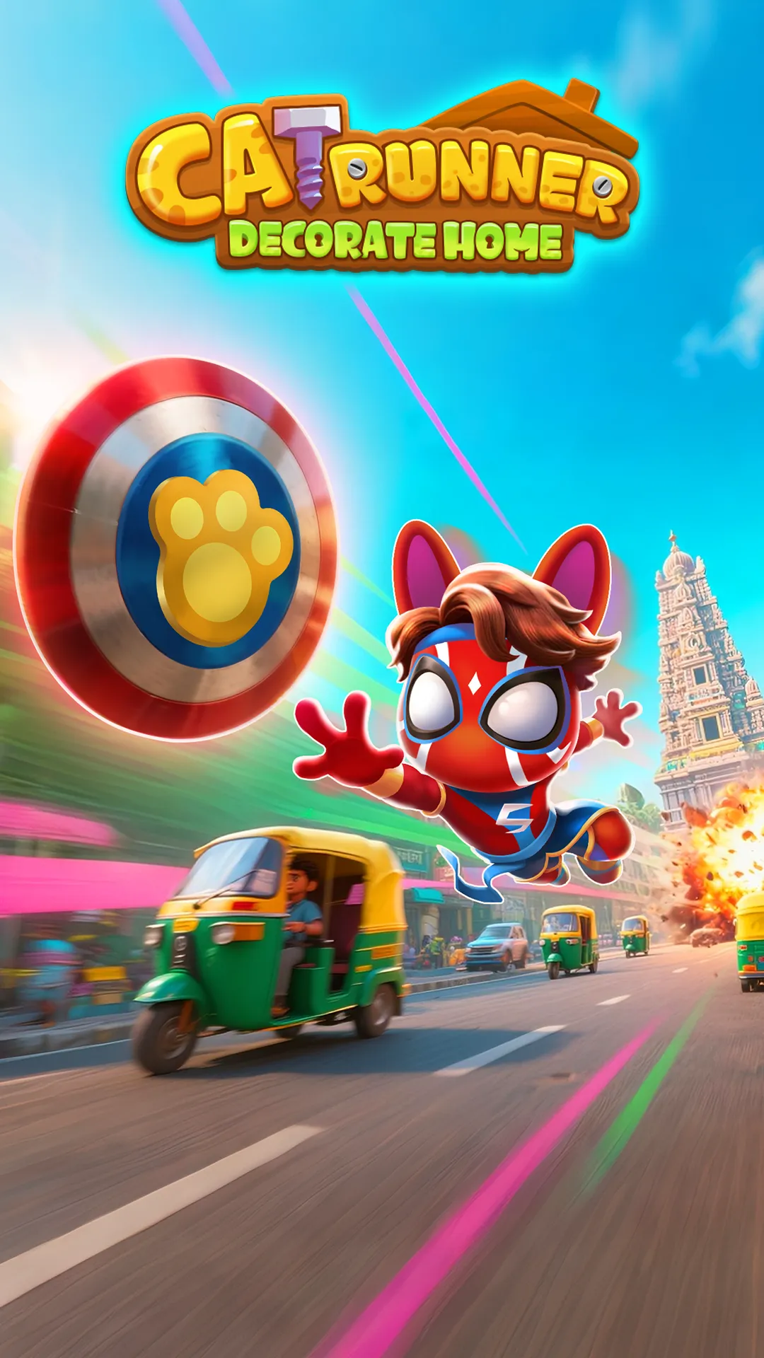 Cat Runner: Decorate Home | Indus Appstore | Screenshot