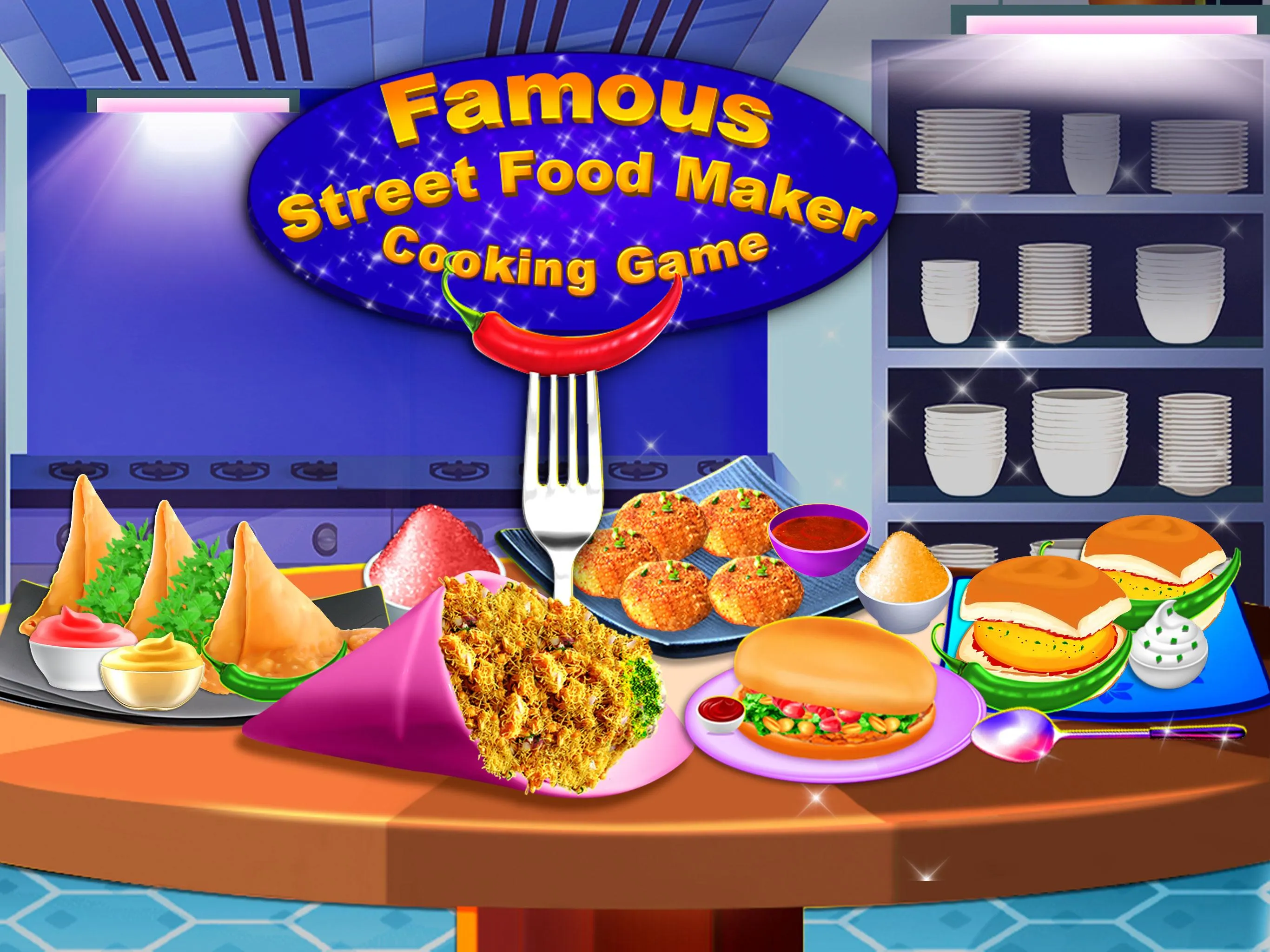 Indian Street Food Cooking Fun | Indus Appstore | Screenshot