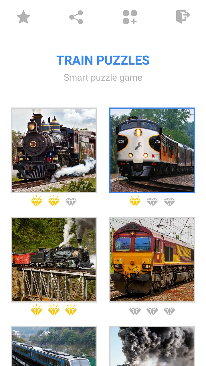 Jigsaw Train Mosaic Puzzles | Indus Appstore | Screenshot