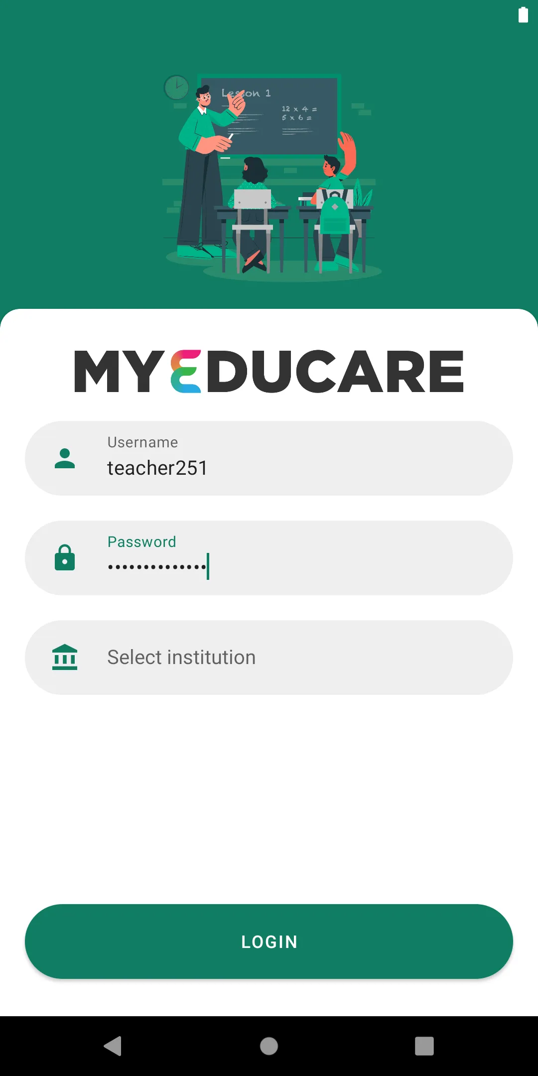 MyEduCare Teacher | Indus Appstore | Screenshot