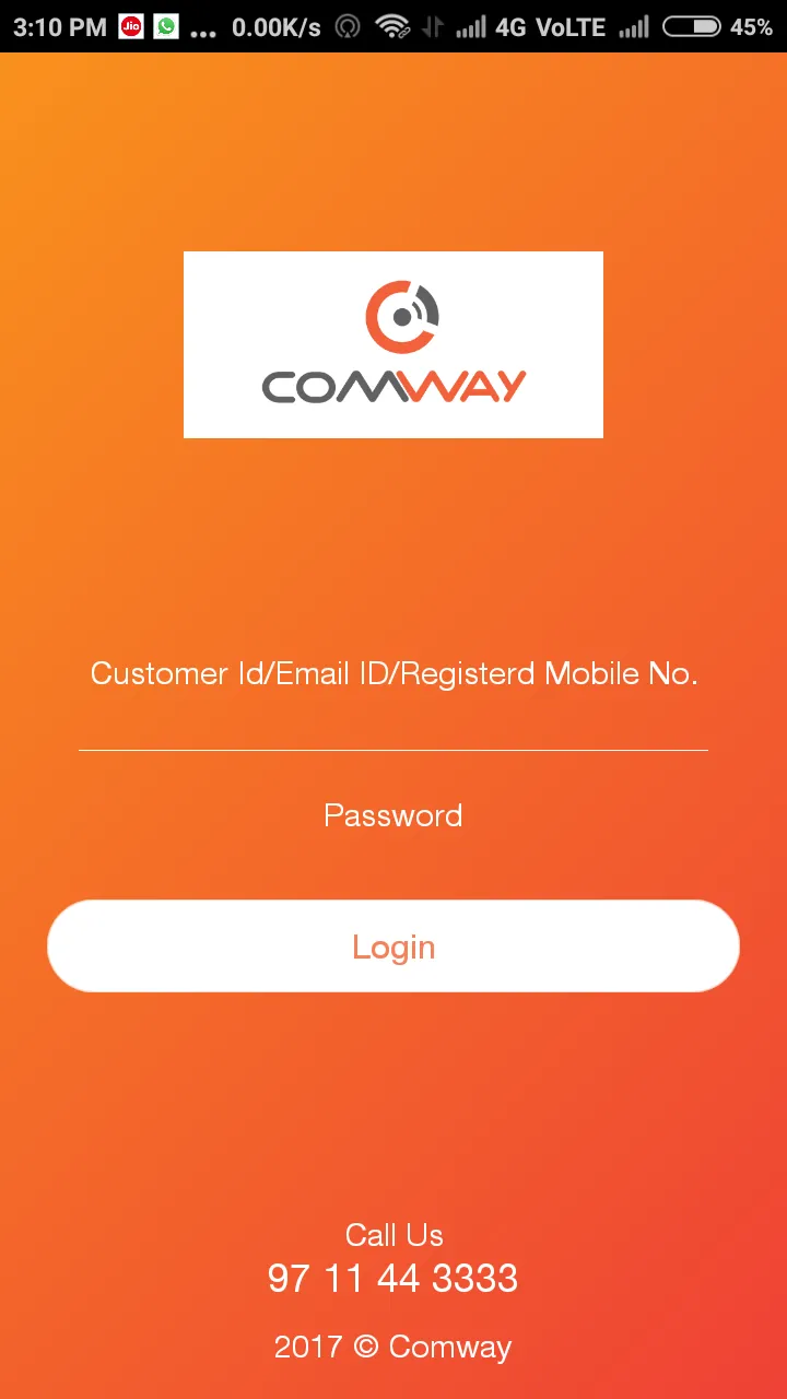 My Comway Broadband | Indus Appstore | Screenshot