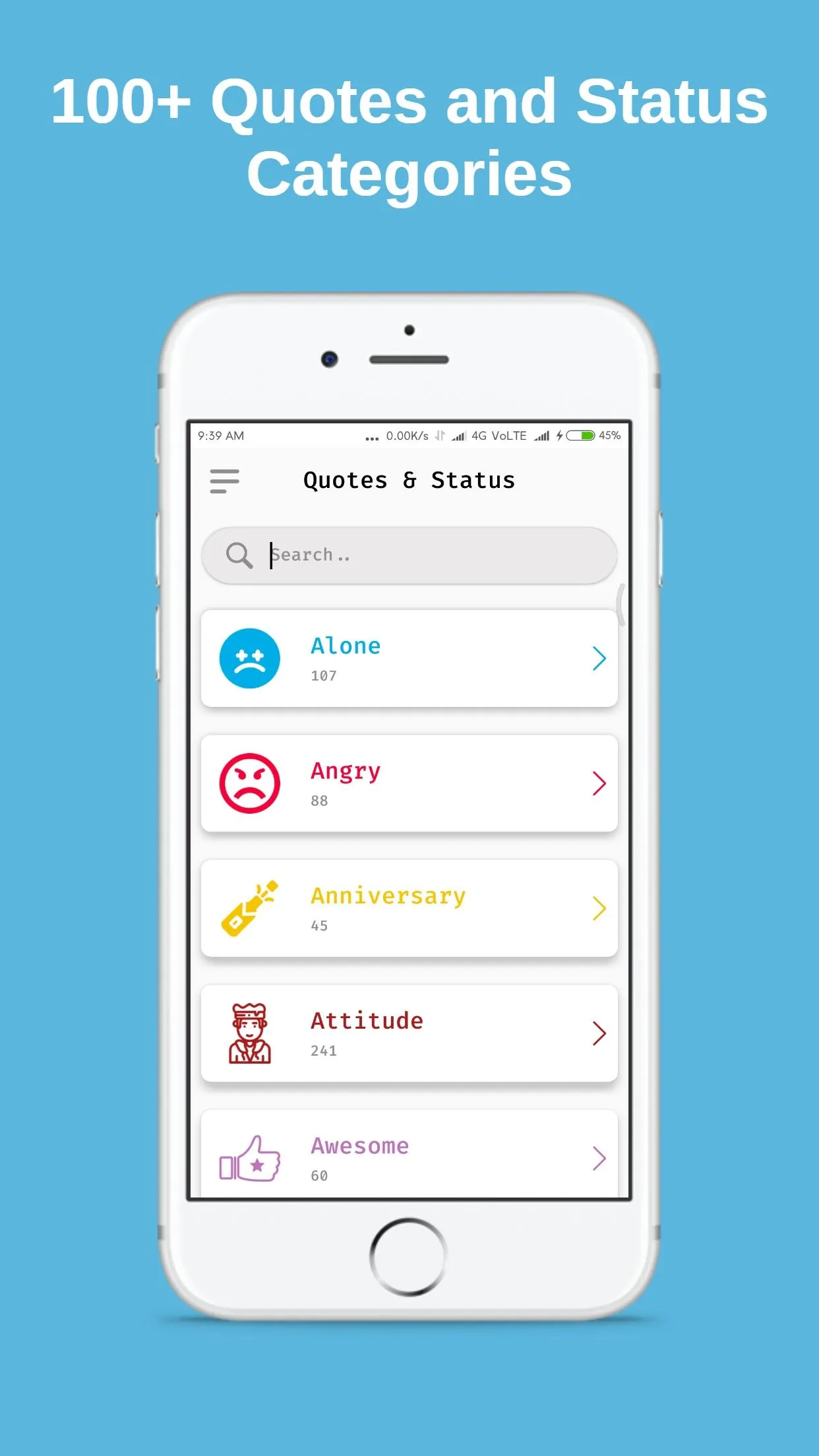 Quotes And Status Creator | Indus Appstore | Screenshot