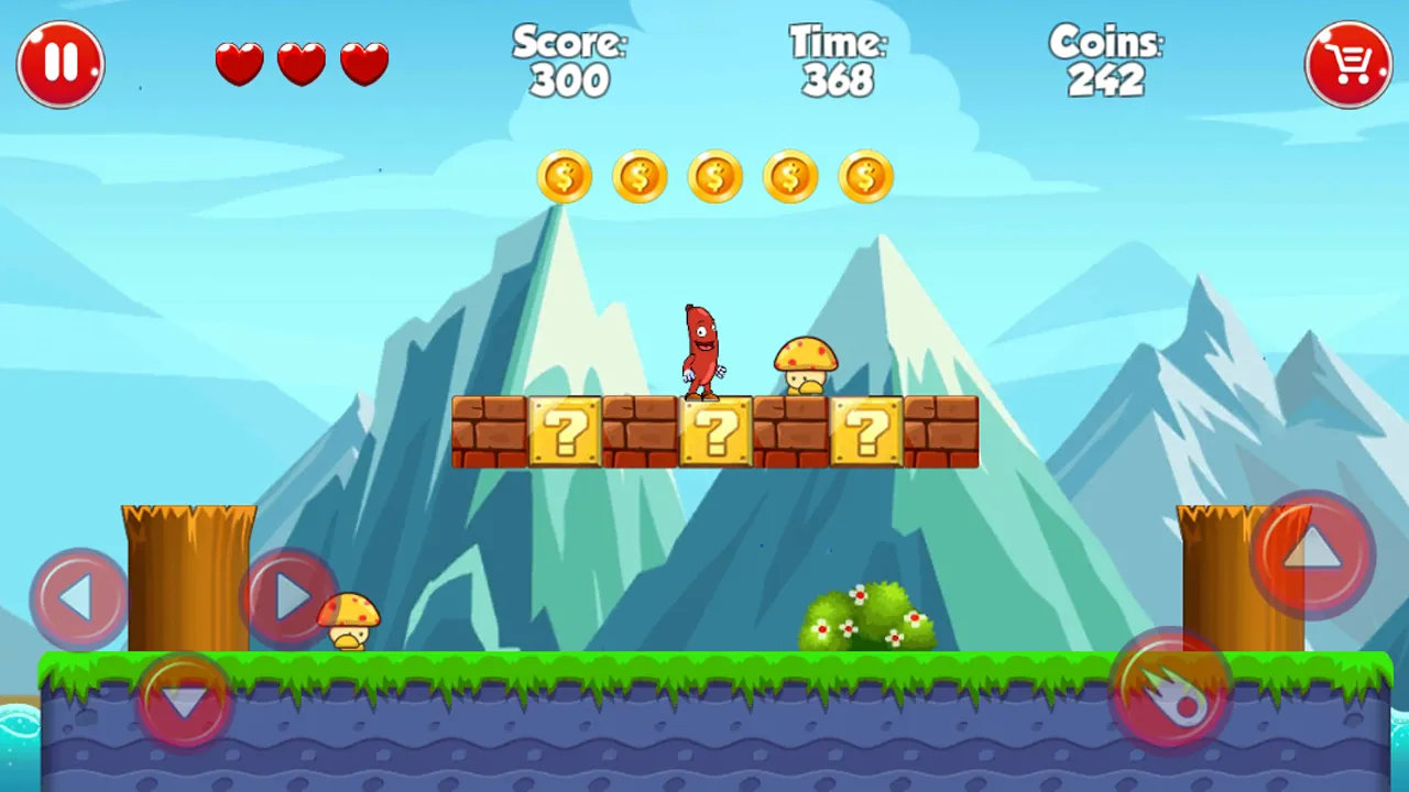 Super Sausage World Adventure  | Indus Appstore | Screenshot