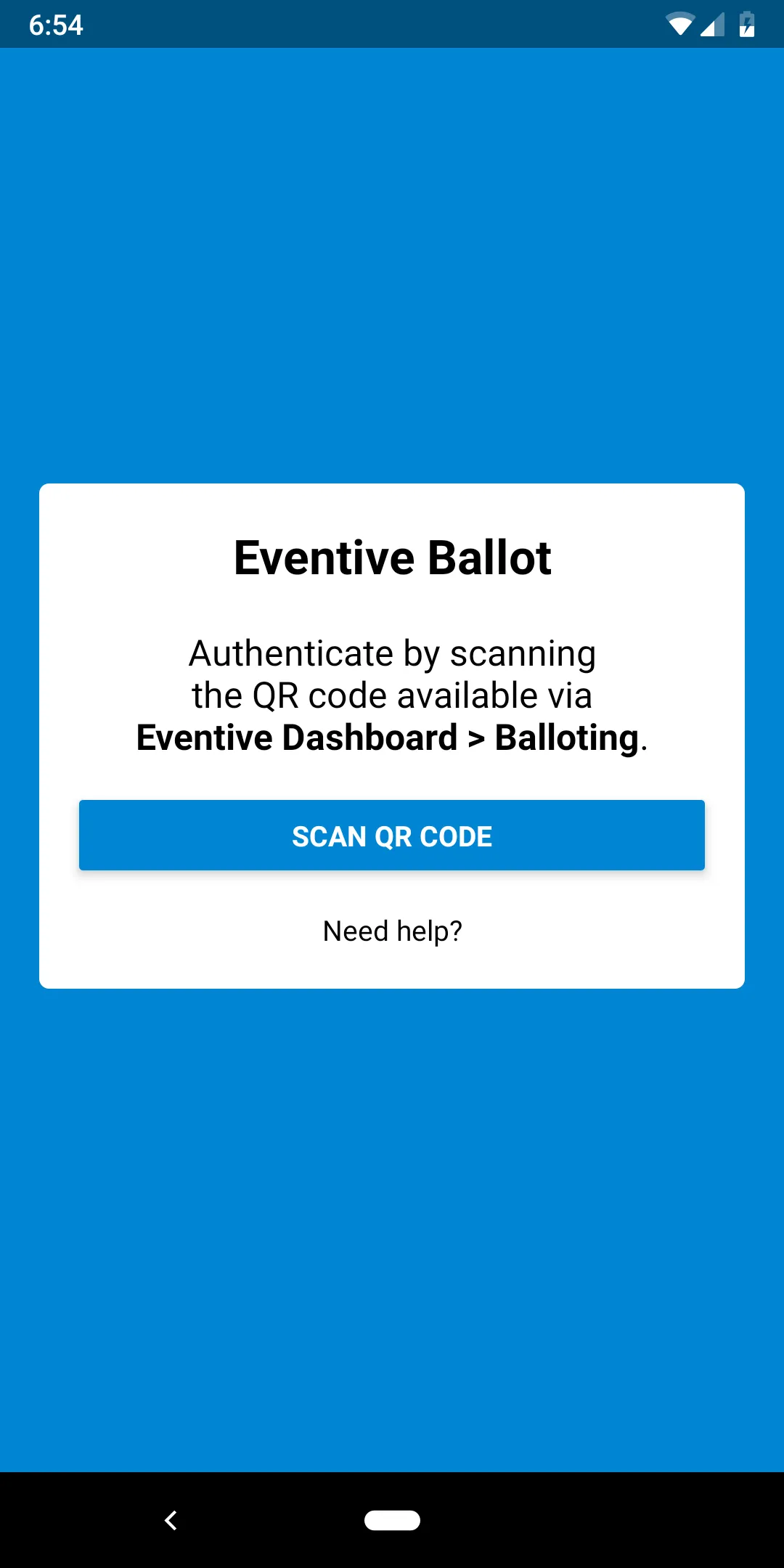 Eventive Ballot | Indus Appstore | Screenshot