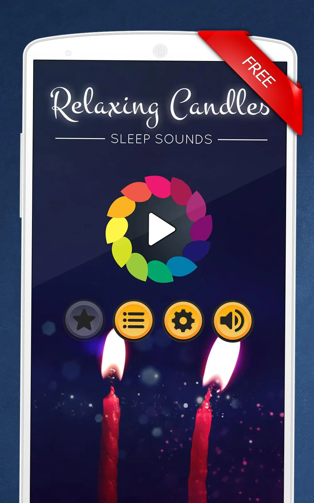 Relaxing Candles: music, sleep | Indus Appstore | Screenshot