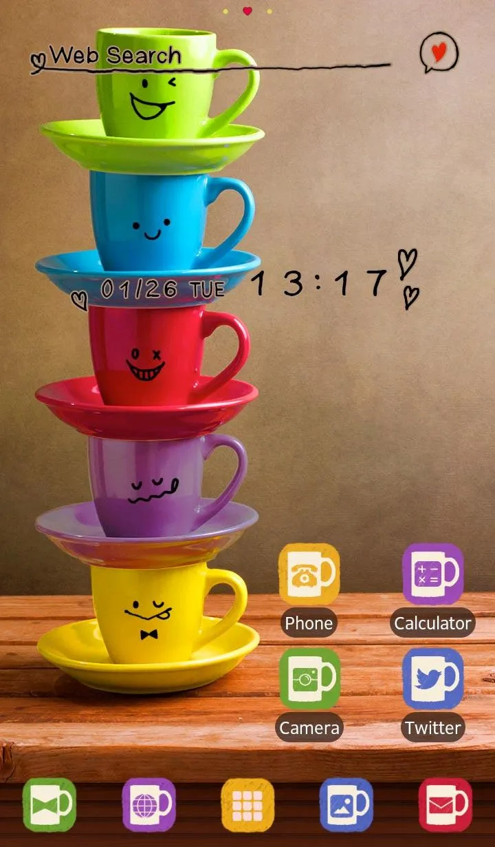 Rainbow Mugs Theme | Indus Appstore | Screenshot