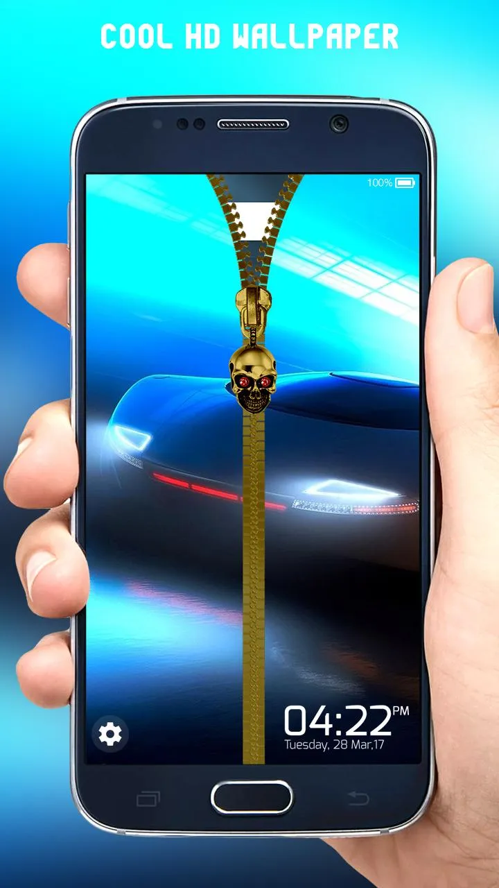 Car Zipper Lock Screen | Indus Appstore | Screenshot