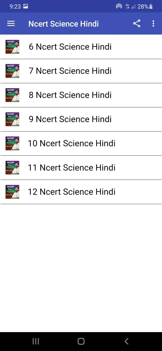 Ncert Science Hindi | Indus Appstore | Screenshot