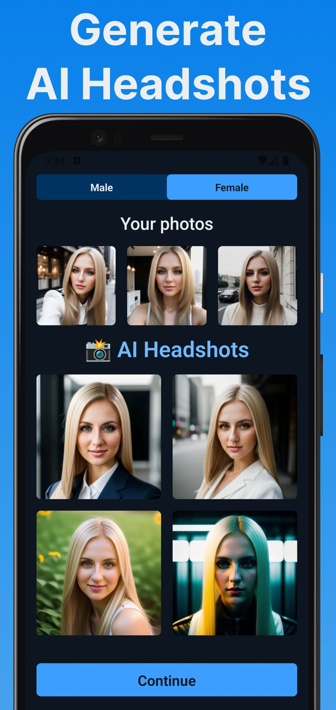 AI Headshot Generator | Indus Appstore | Screenshot