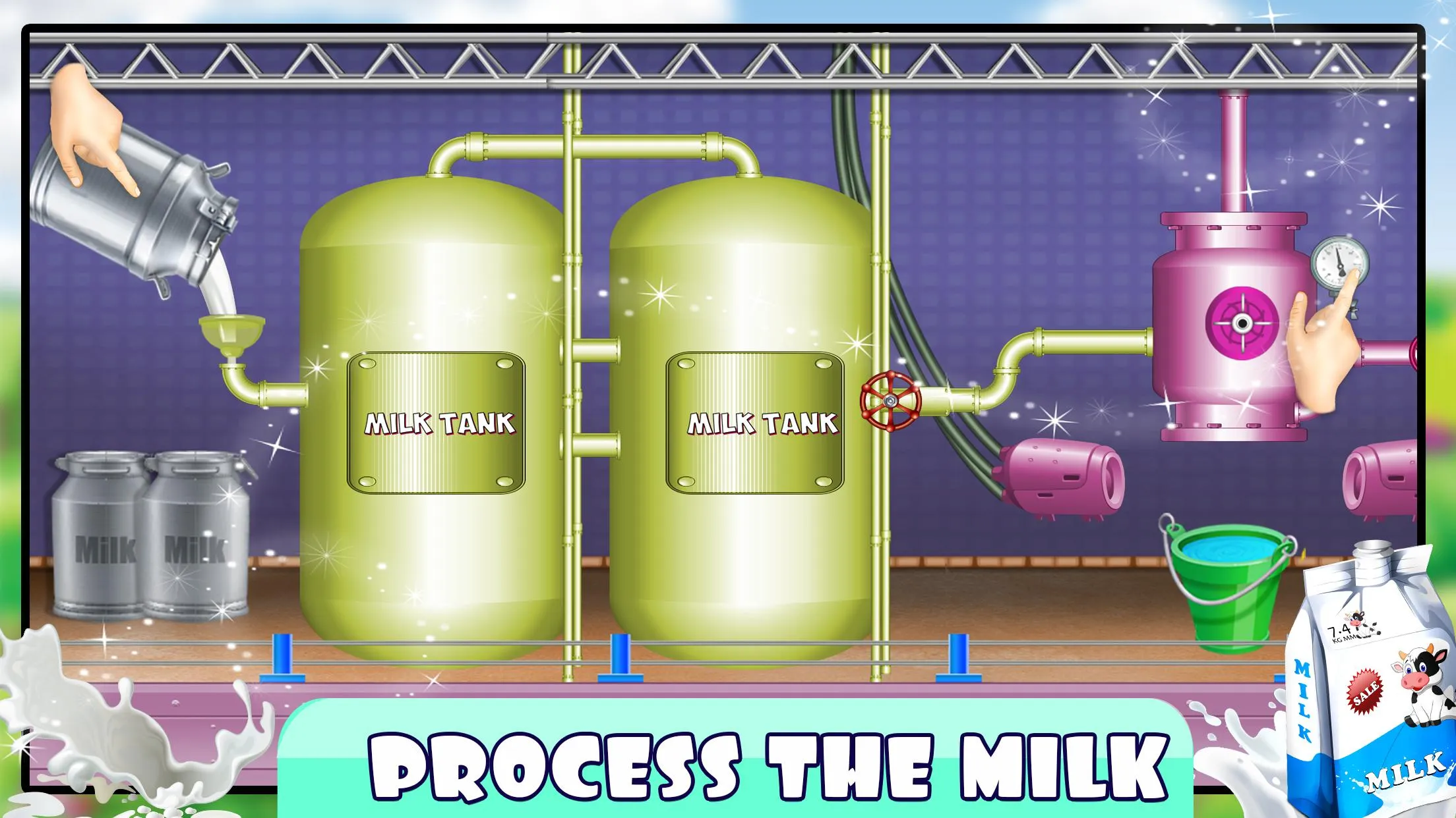 Cow Dairy Farm Milk Factory | Indus Appstore | Screenshot