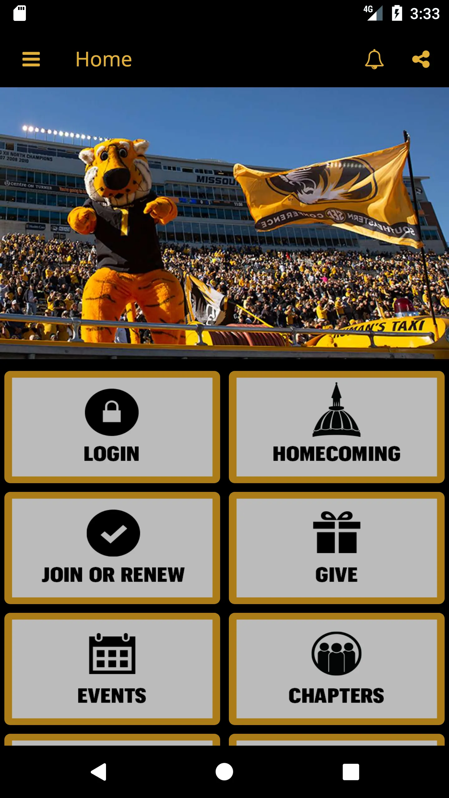 Mizzou Alumni Association | Indus Appstore | Screenshot