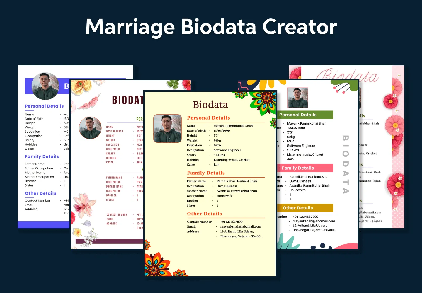 Marriage Biodata Creator | Indus Appstore | Screenshot