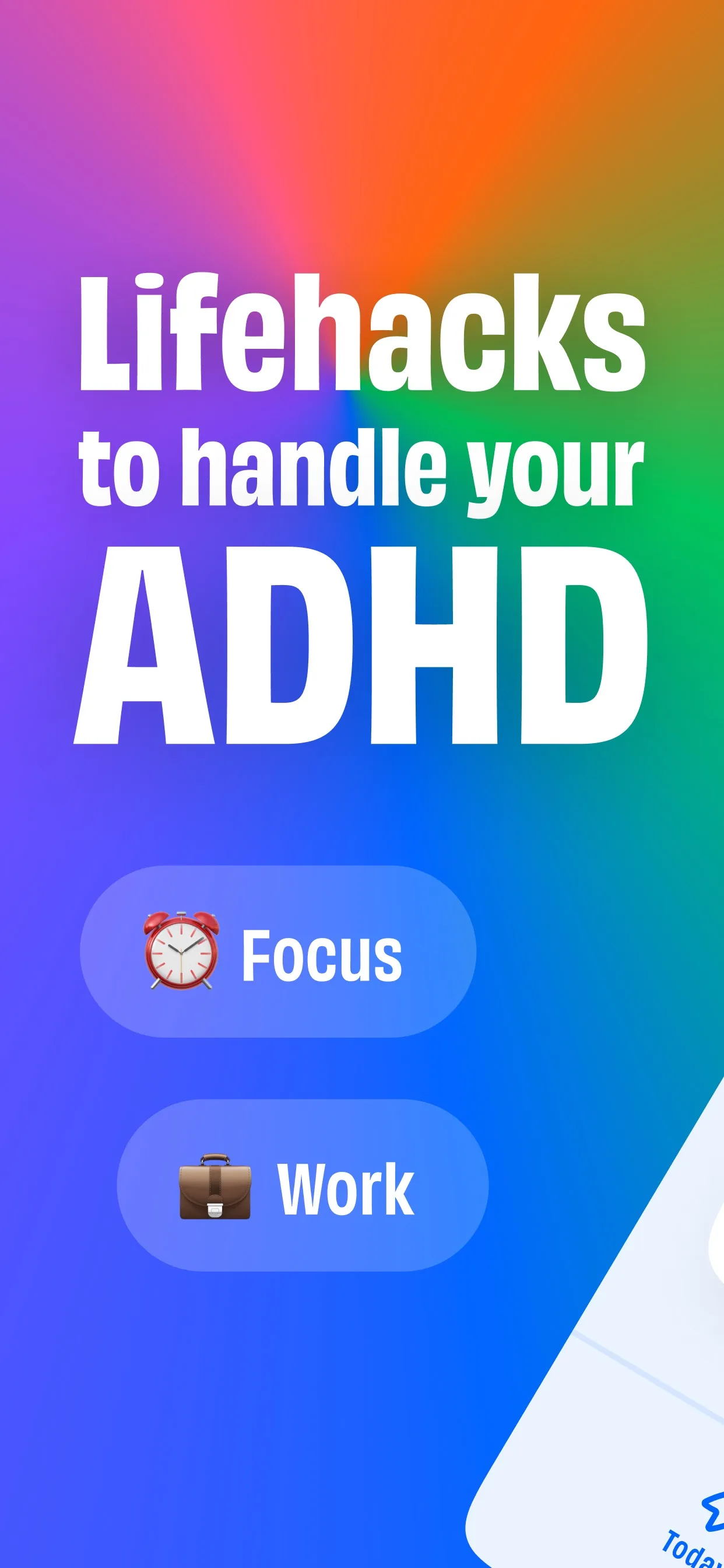 ADHD Lifehacks For Adults | Indus Appstore | Screenshot