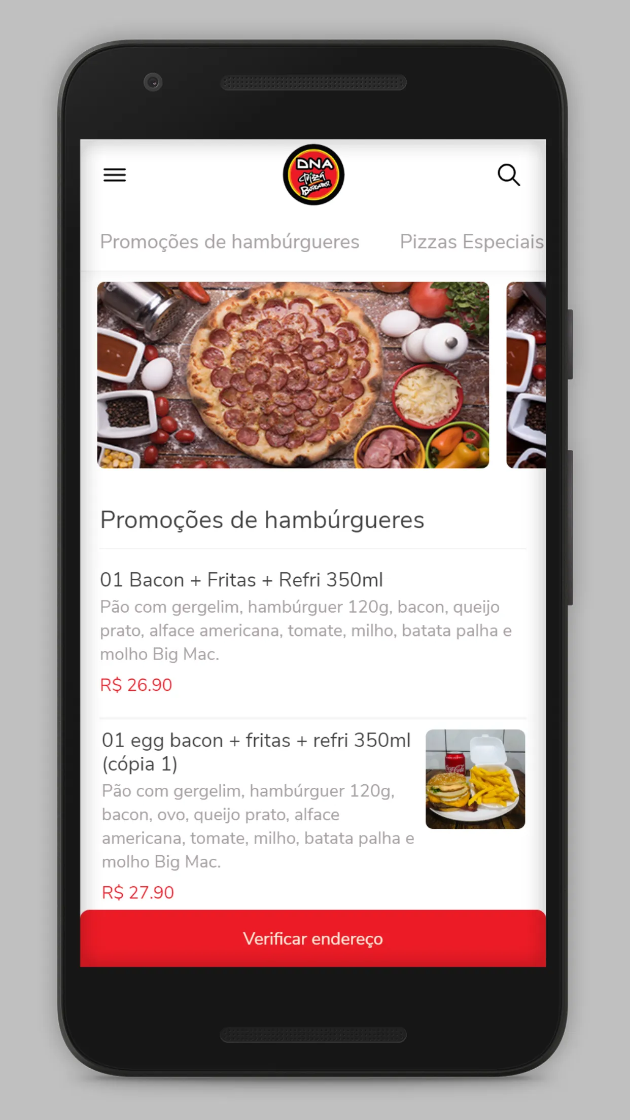 DNA Pizza Burguer | Indus Appstore | Screenshot