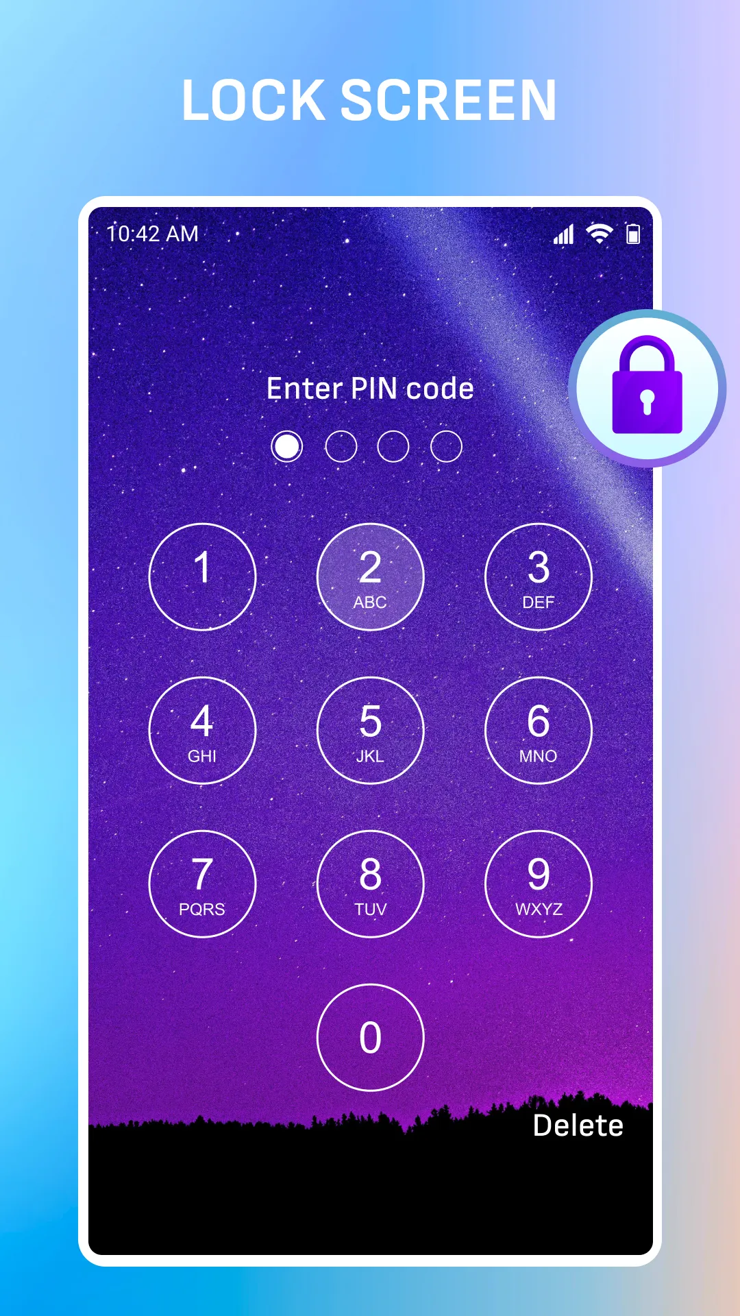 Lock screen passcode | Indus Appstore | Screenshot