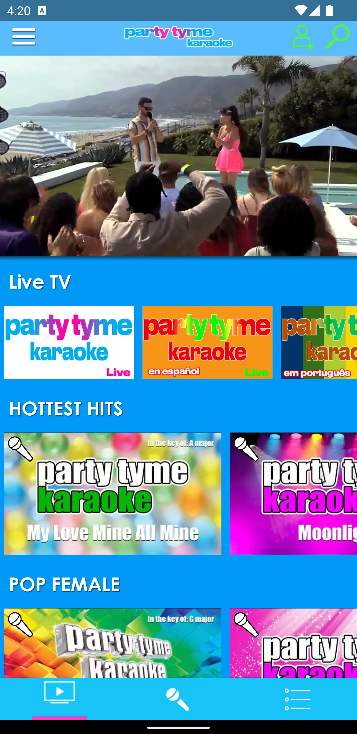 Party Tyme Karaoke | Indus Appstore | Screenshot