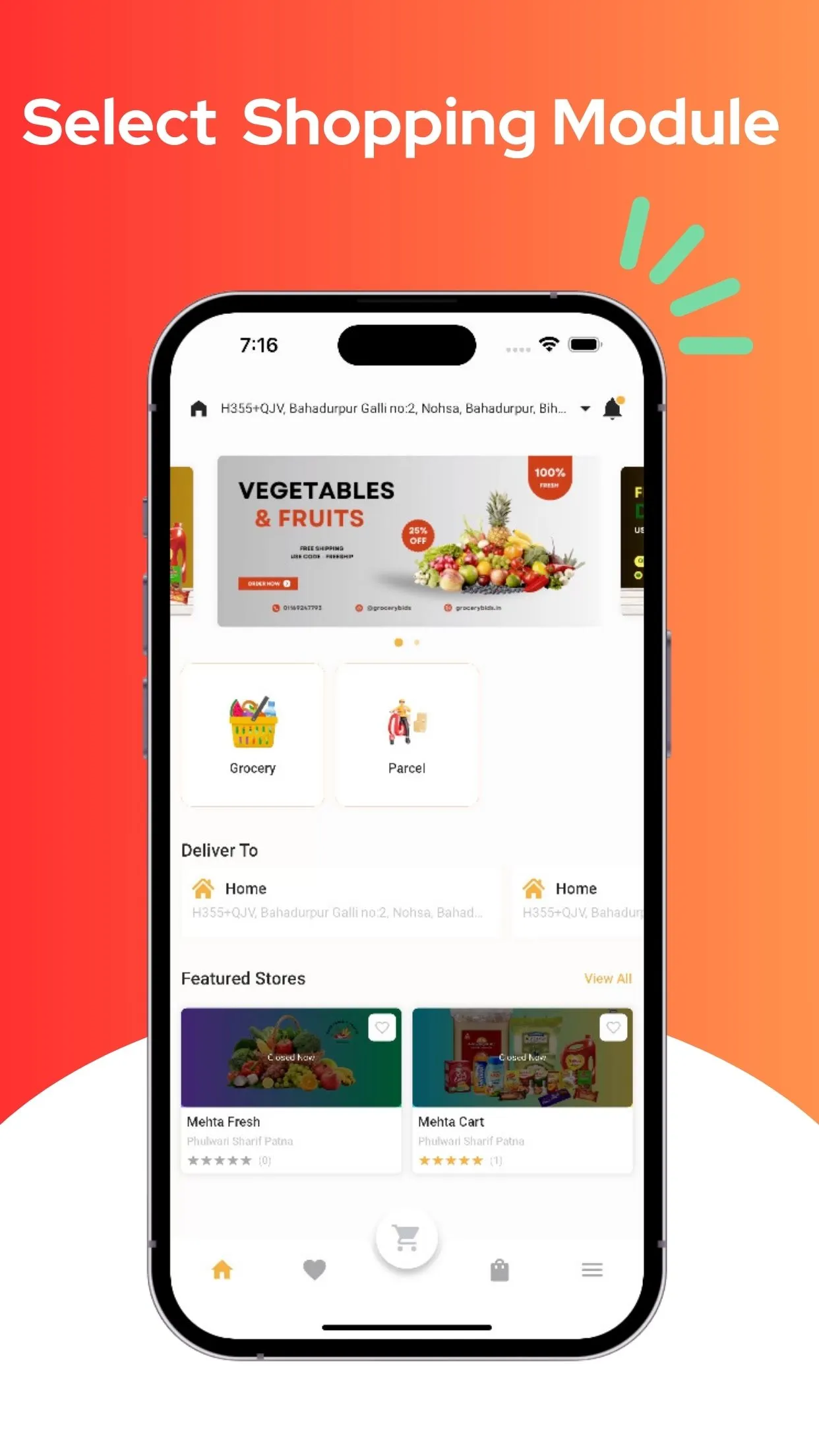 Grocery bids - Shopping App | Indus Appstore | Screenshot