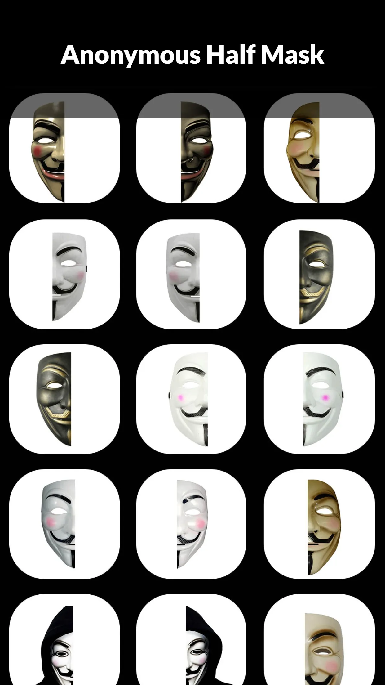 Anonymous Mask Photo Editor | Indus Appstore | Screenshot