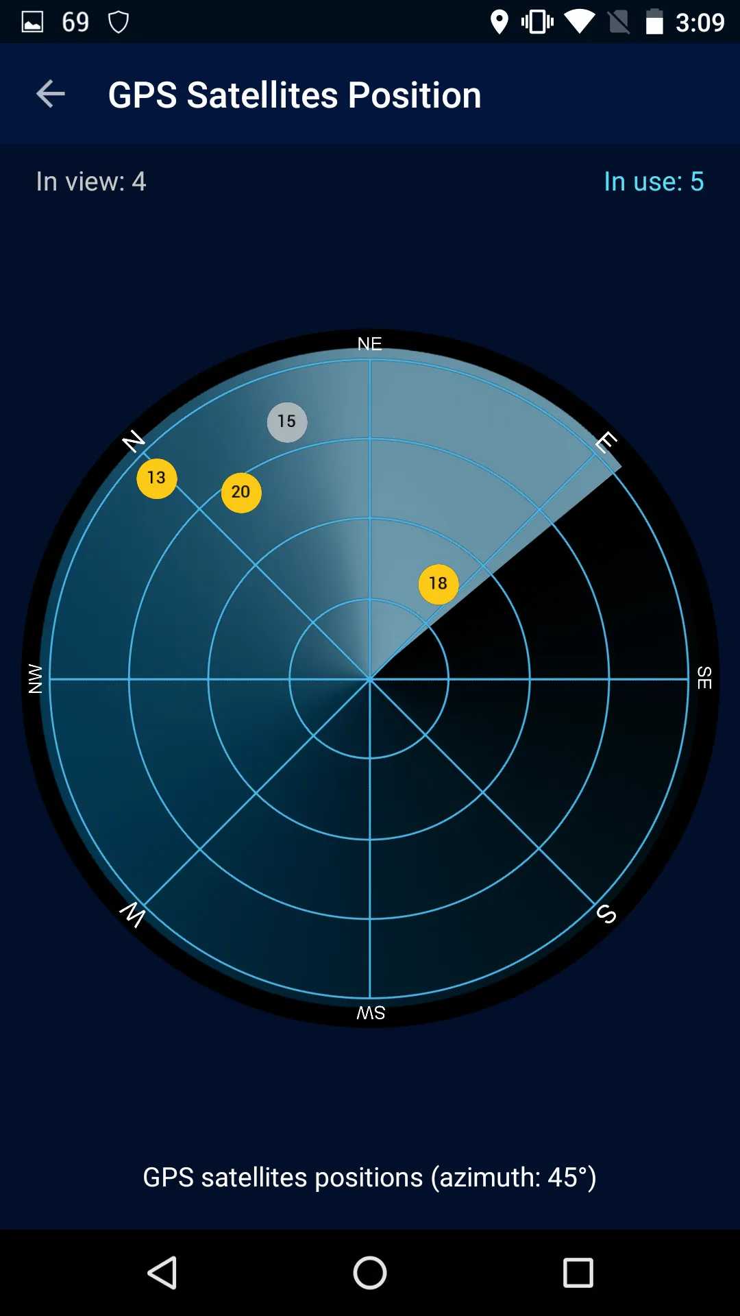 GPS-Status Data: Signal,Radars | Indus Appstore | Screenshot