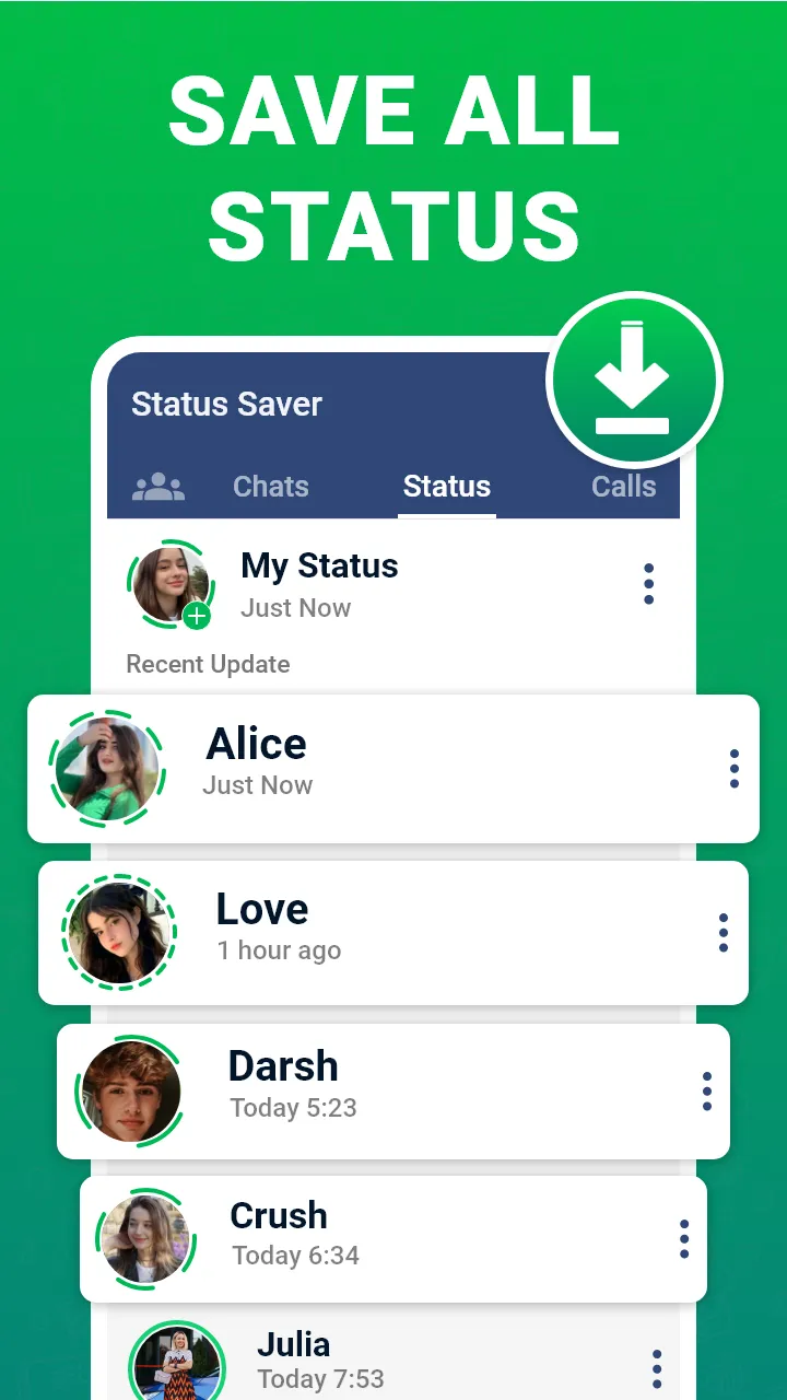 Save Video Status | Indus Appstore | Screenshot