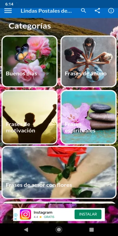 Lindas Postales de Saludos | Indus Appstore | Screenshot