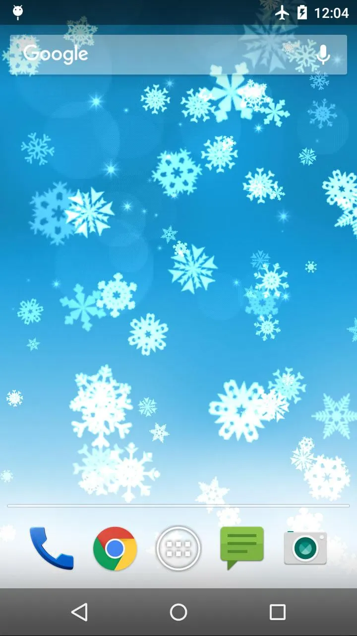 Snowflake Live Wallpaper | Indus Appstore | Screenshot