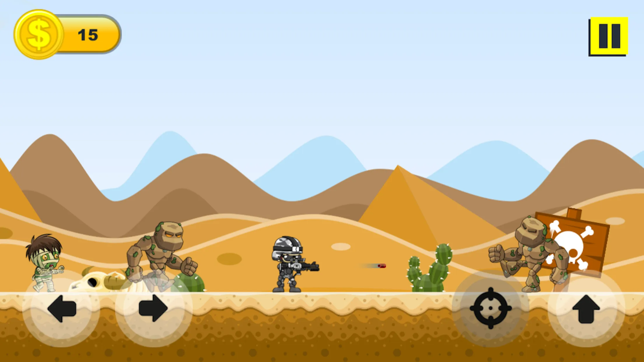 Soldier 2D: Run 'N Gun | Indus Appstore | Screenshot