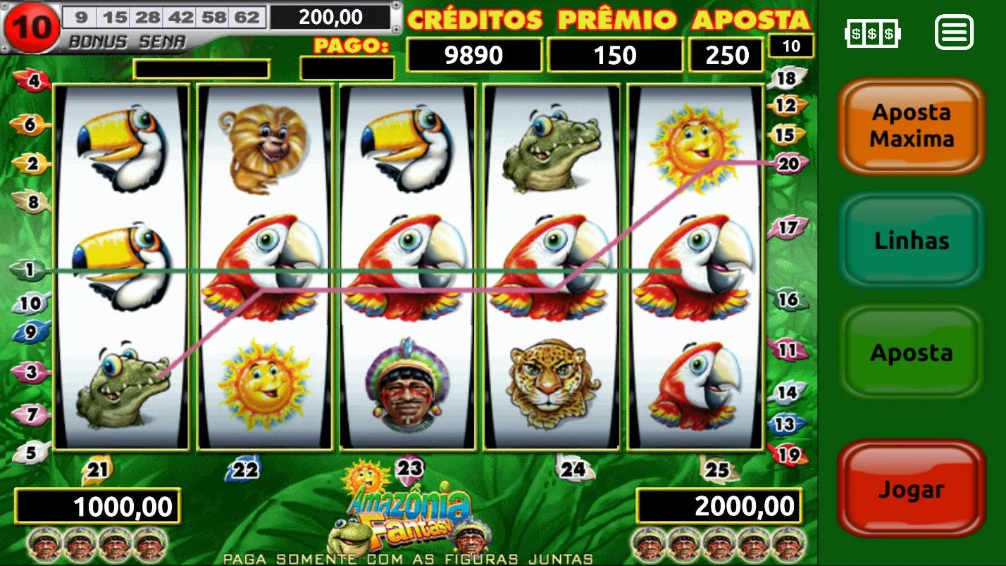 Amazônia Fantasy Slots | Indus Appstore | Screenshot