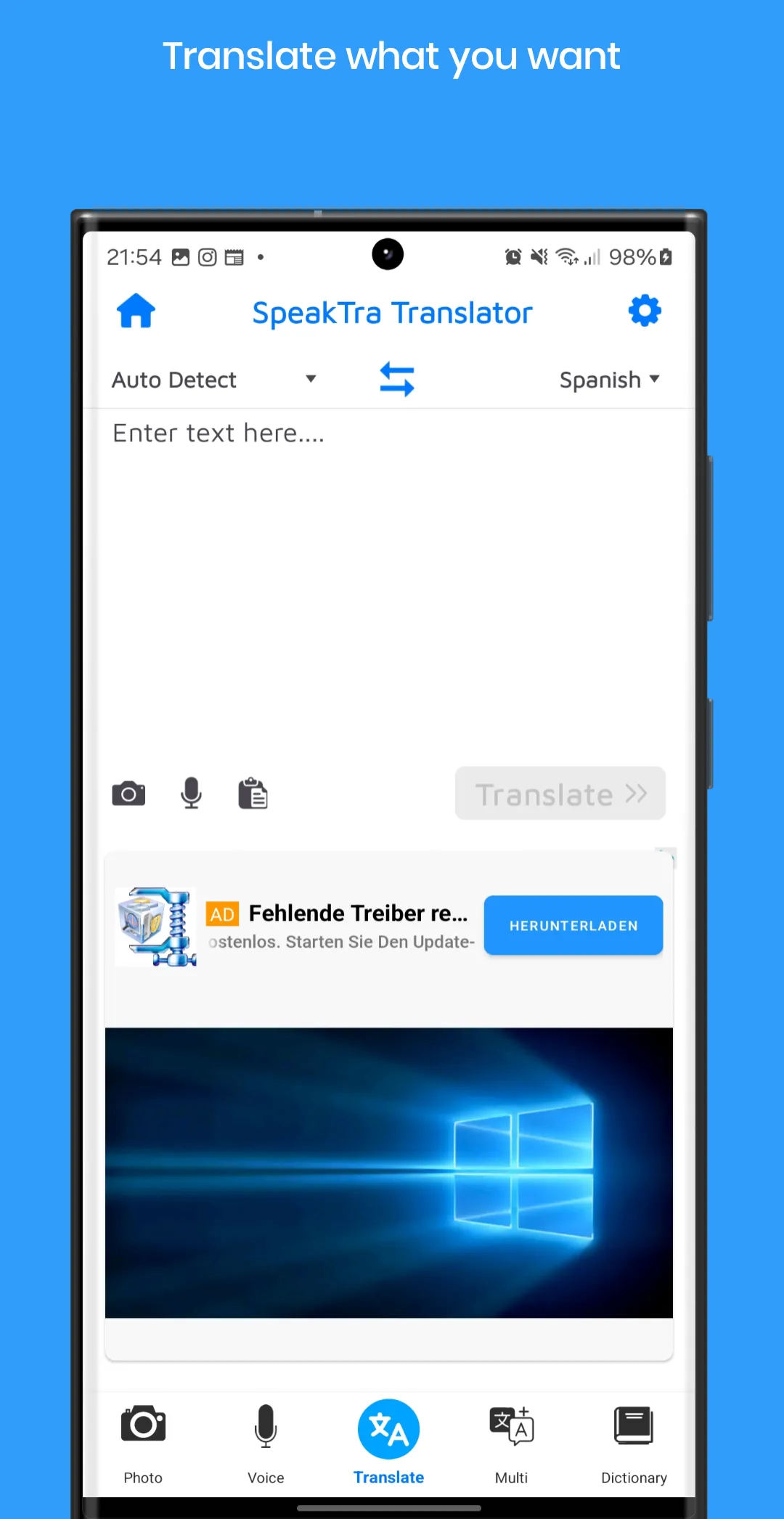 SpeakTra - Universal Translate | Indus Appstore | Screenshot