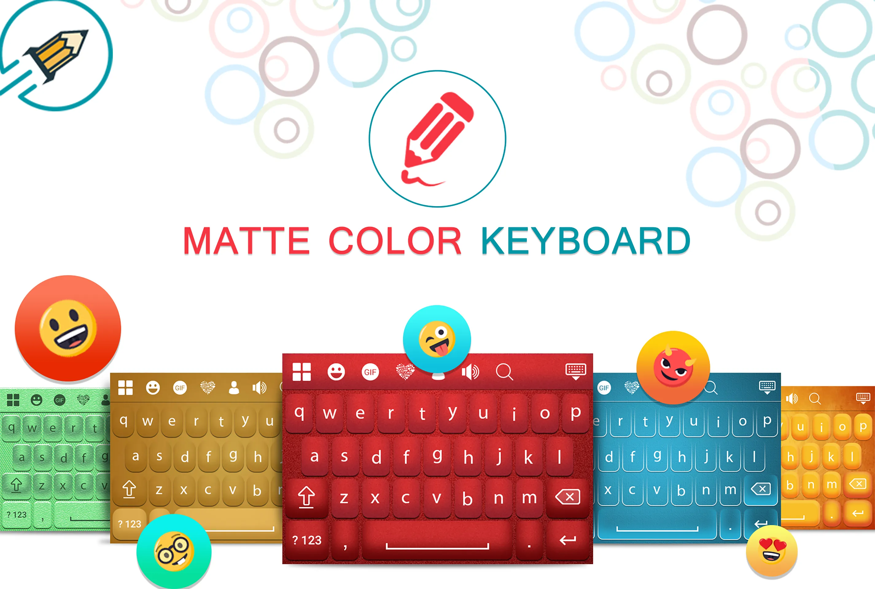 Matte Color Keyboard | Indus Appstore | Screenshot