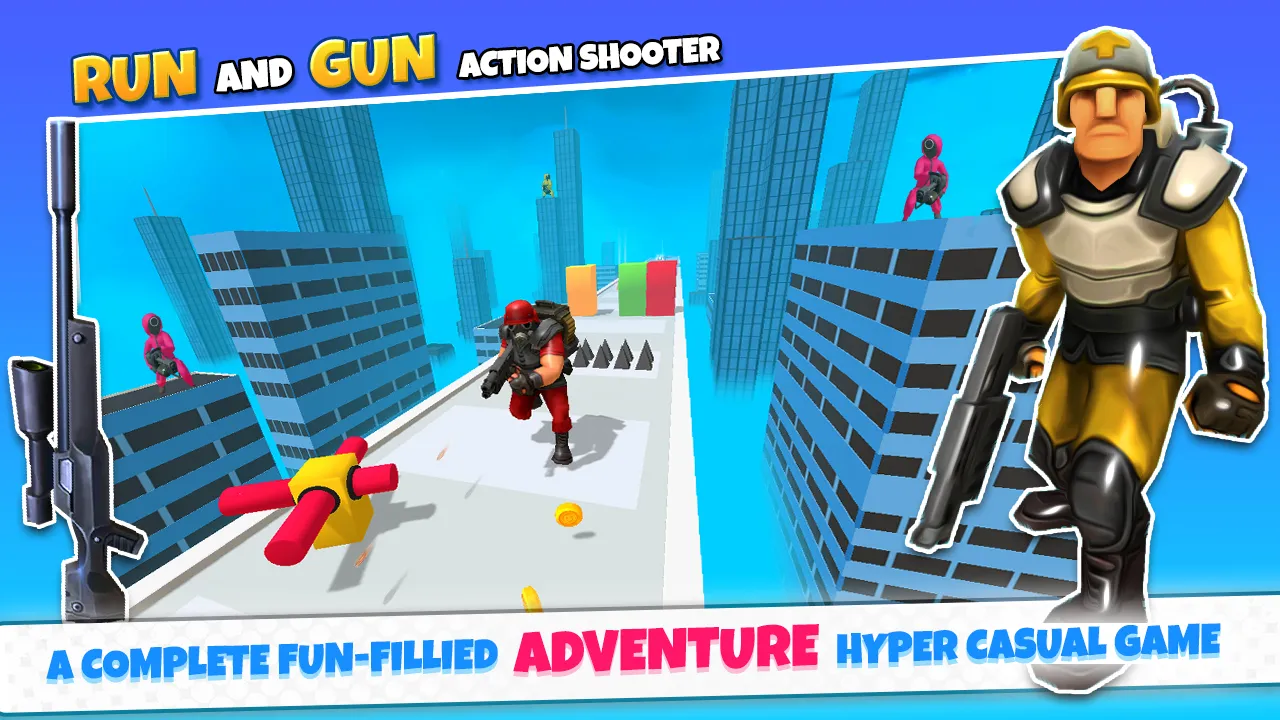 Run and Gun: Action Shooter | Indus Appstore | Screenshot