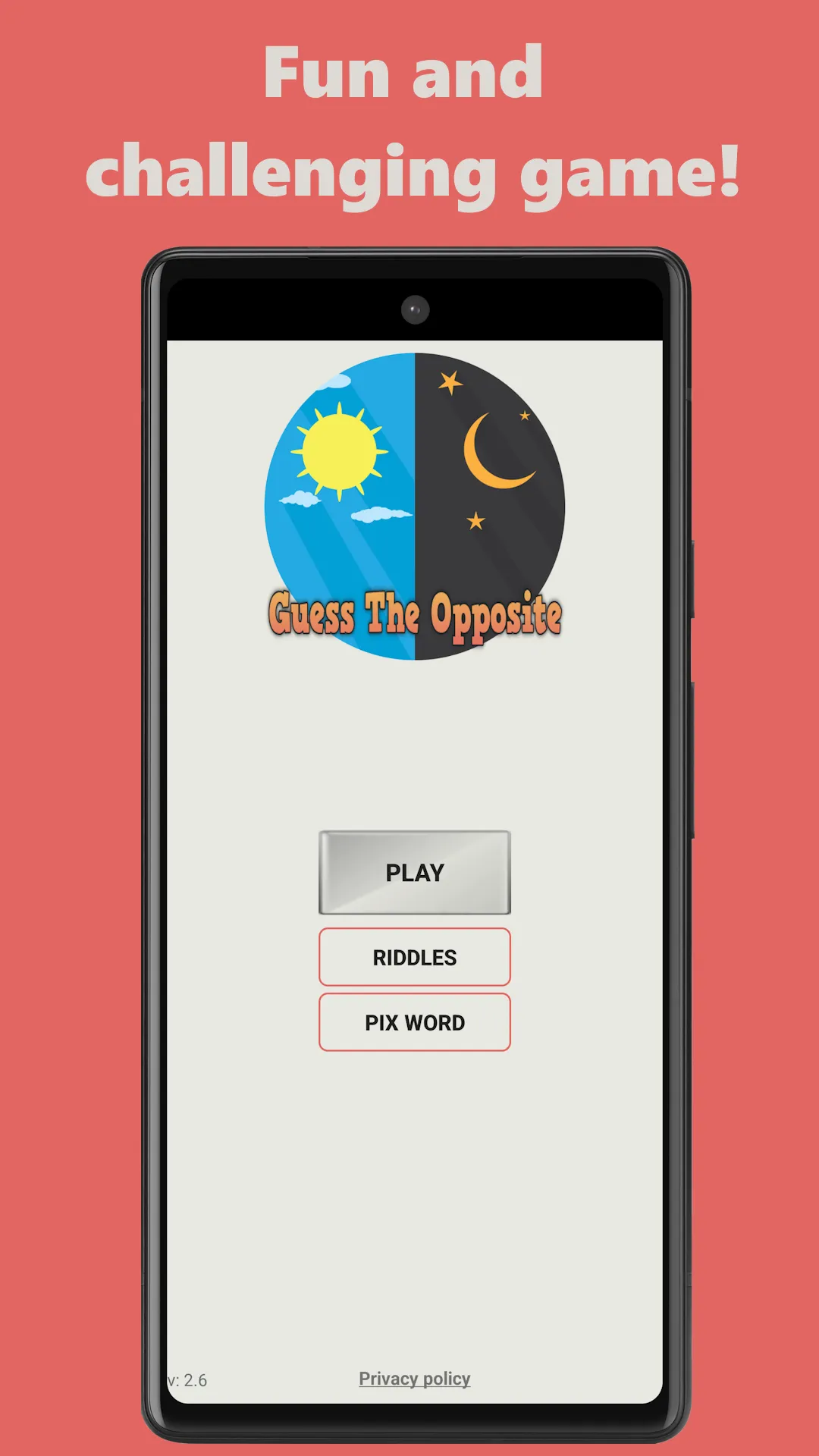 Guess the opposite | Indus Appstore | Screenshot