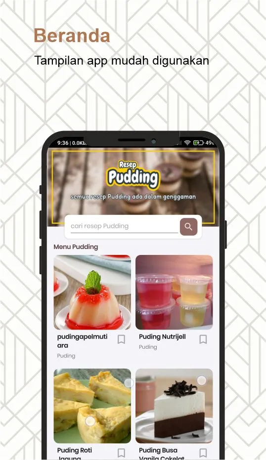 resep puding lengkap offline | Indus Appstore | Screenshot