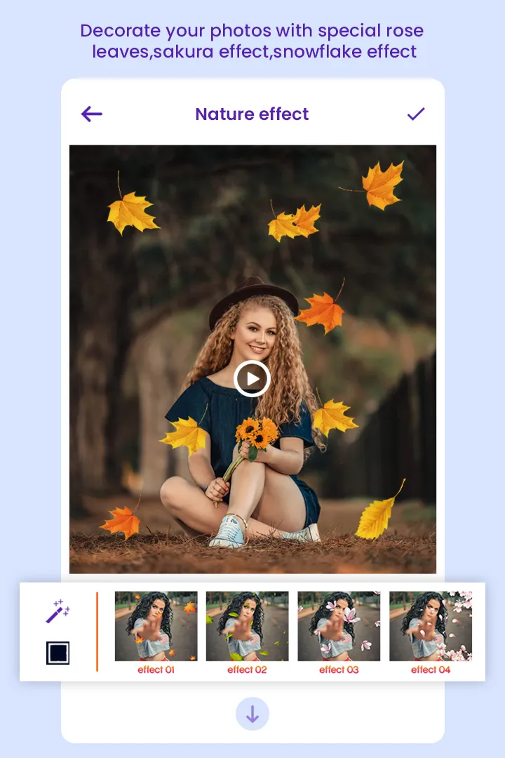 Nature Effect Video Maker | Indus Appstore | Screenshot