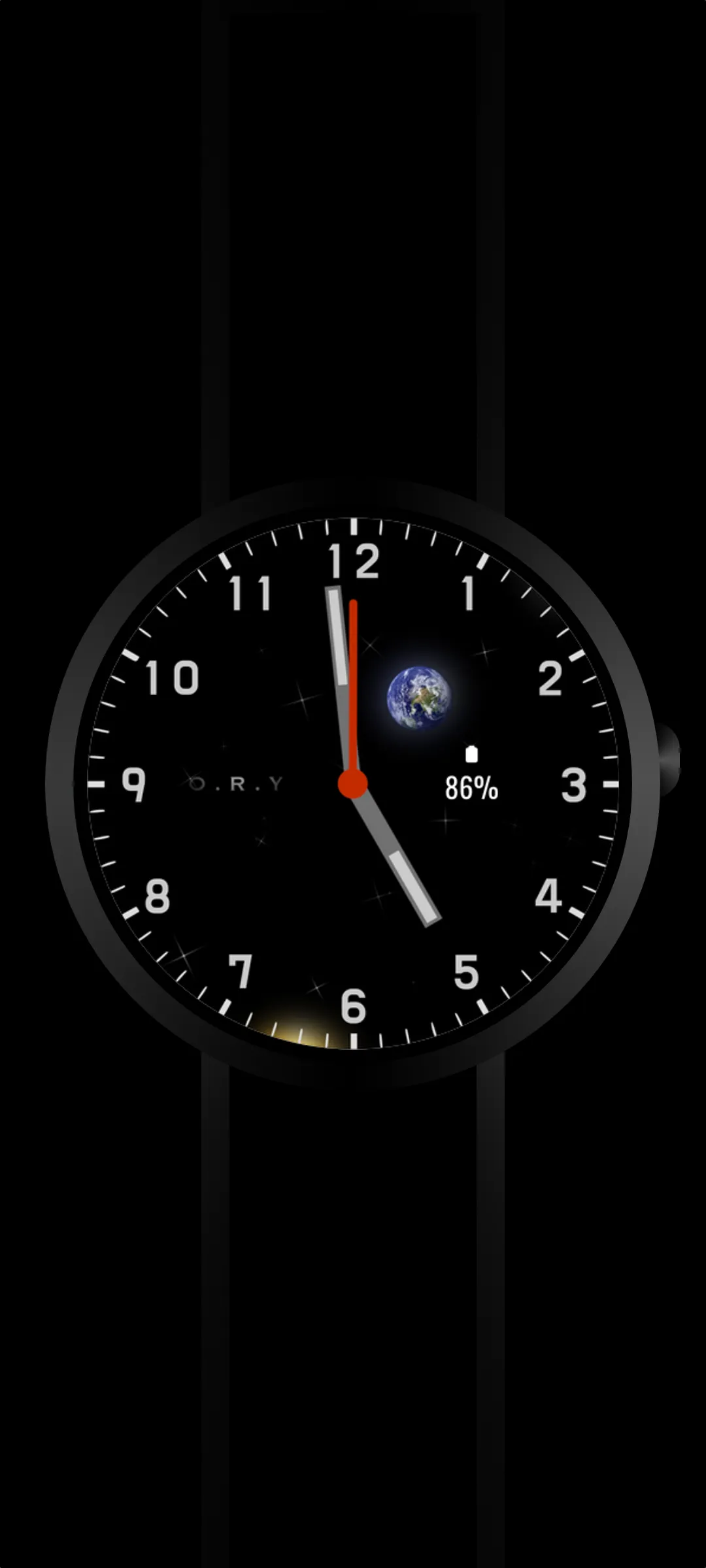 Space Time Analog Watchface | Indus Appstore | Screenshot