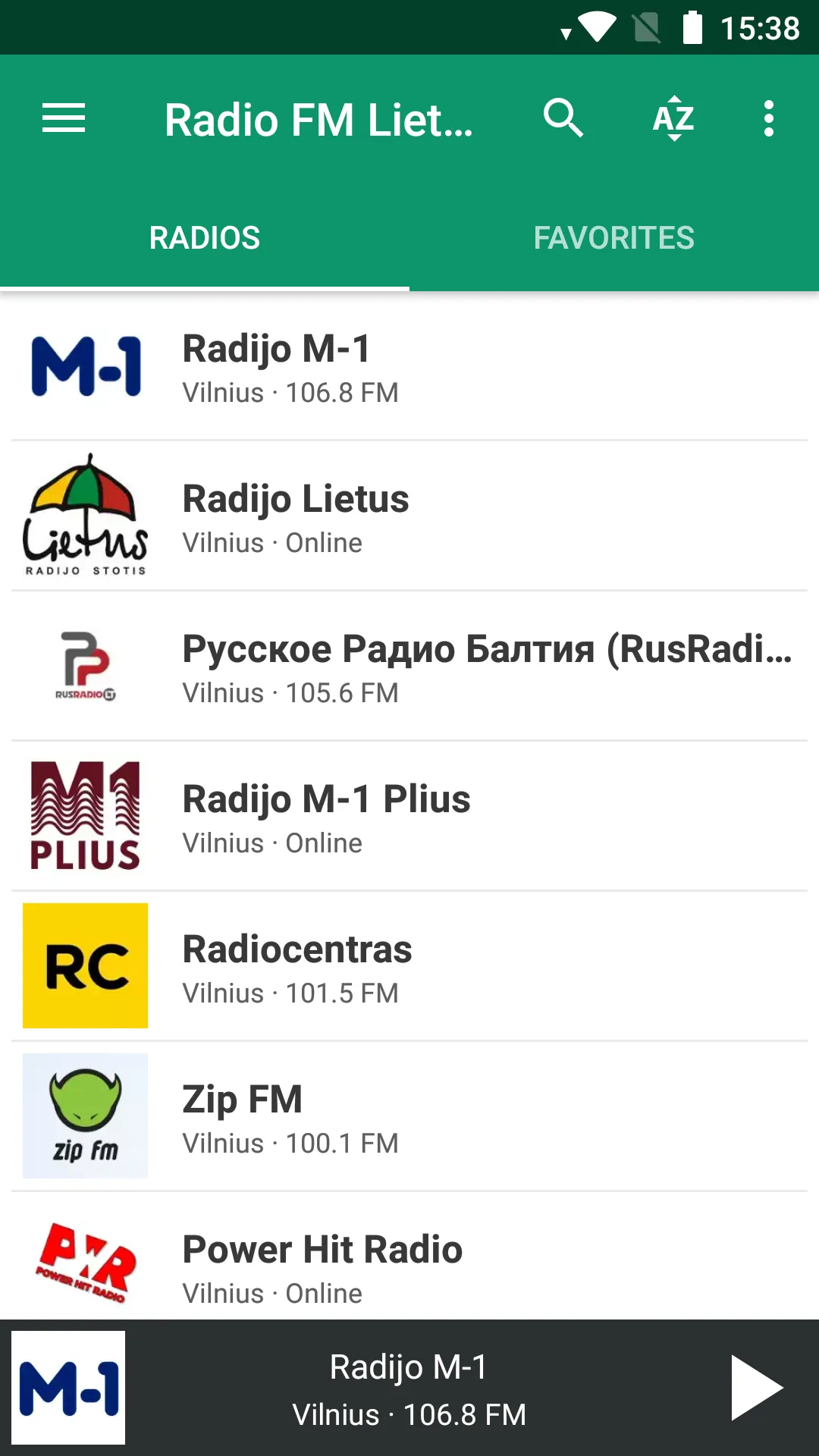 Radio FM Lietuva (Lithuania) | Indus Appstore | Screenshot