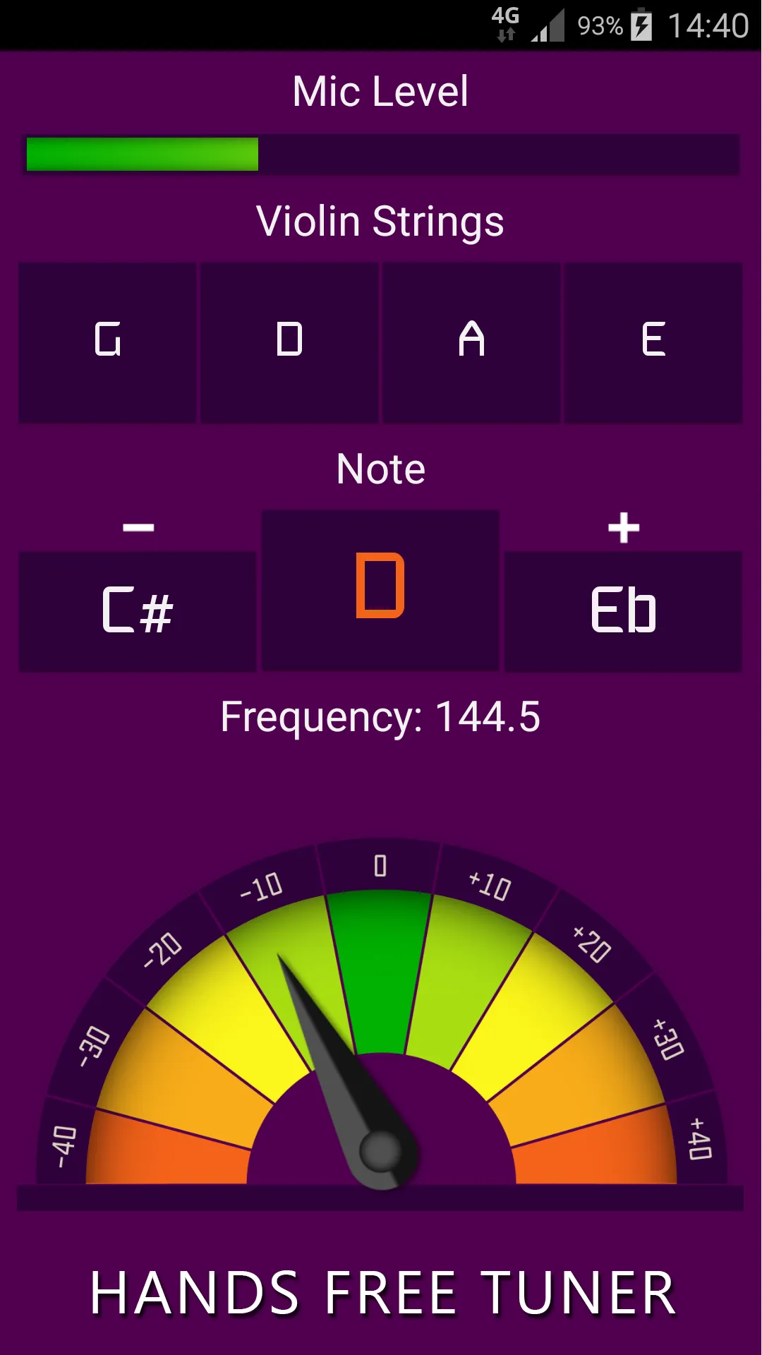 Violin Tuner | Indus Appstore | Screenshot