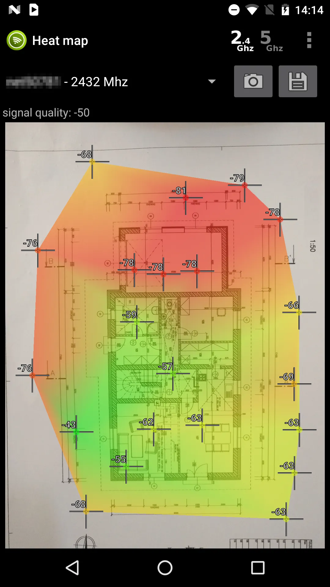 Wifi Heat Map - Survey | Indus Appstore | Screenshot