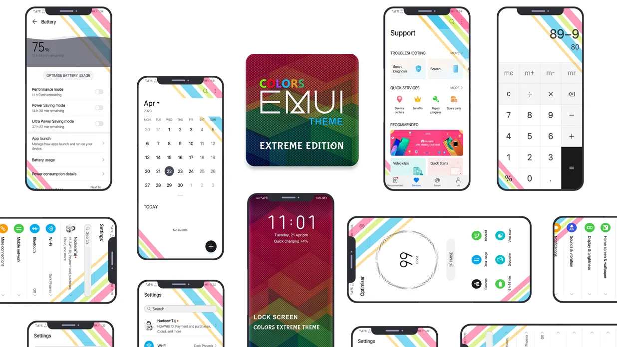 Color Extreme Theme for Huawei | Indus Appstore | Screenshot