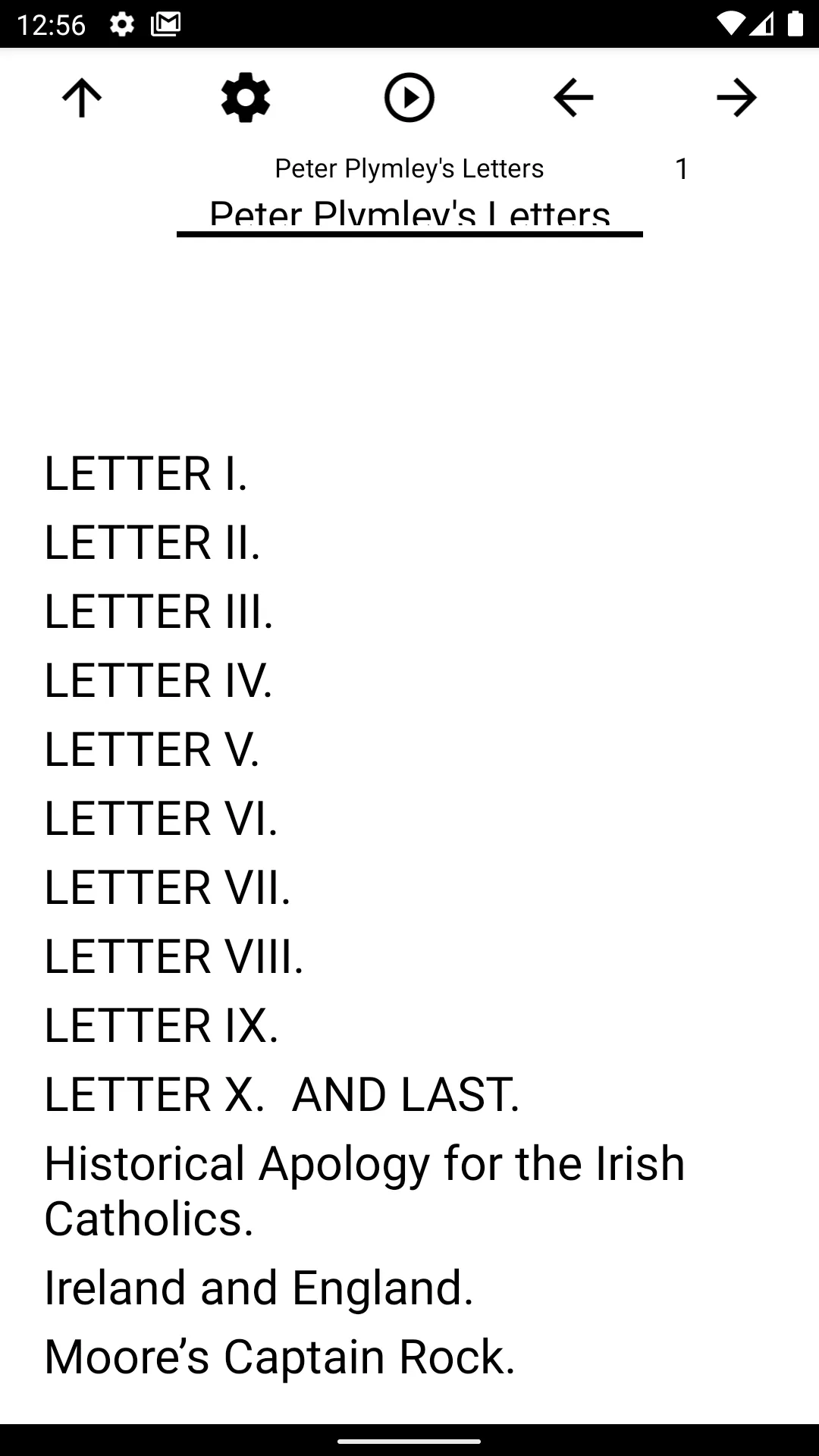 Book, Peter Plymley's Letters | Indus Appstore | Screenshot