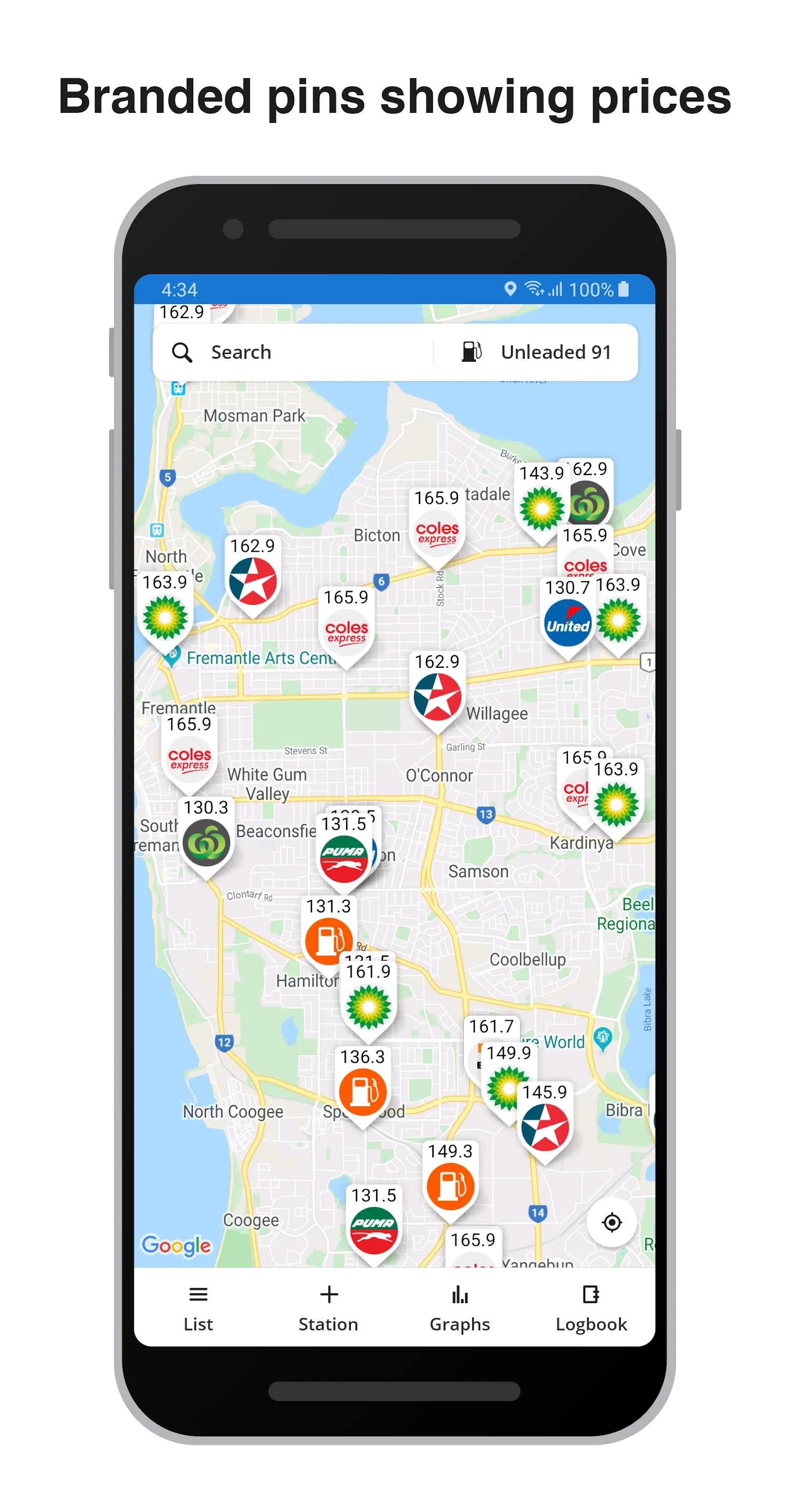 Fuel Map Australia | Indus Appstore | Screenshot