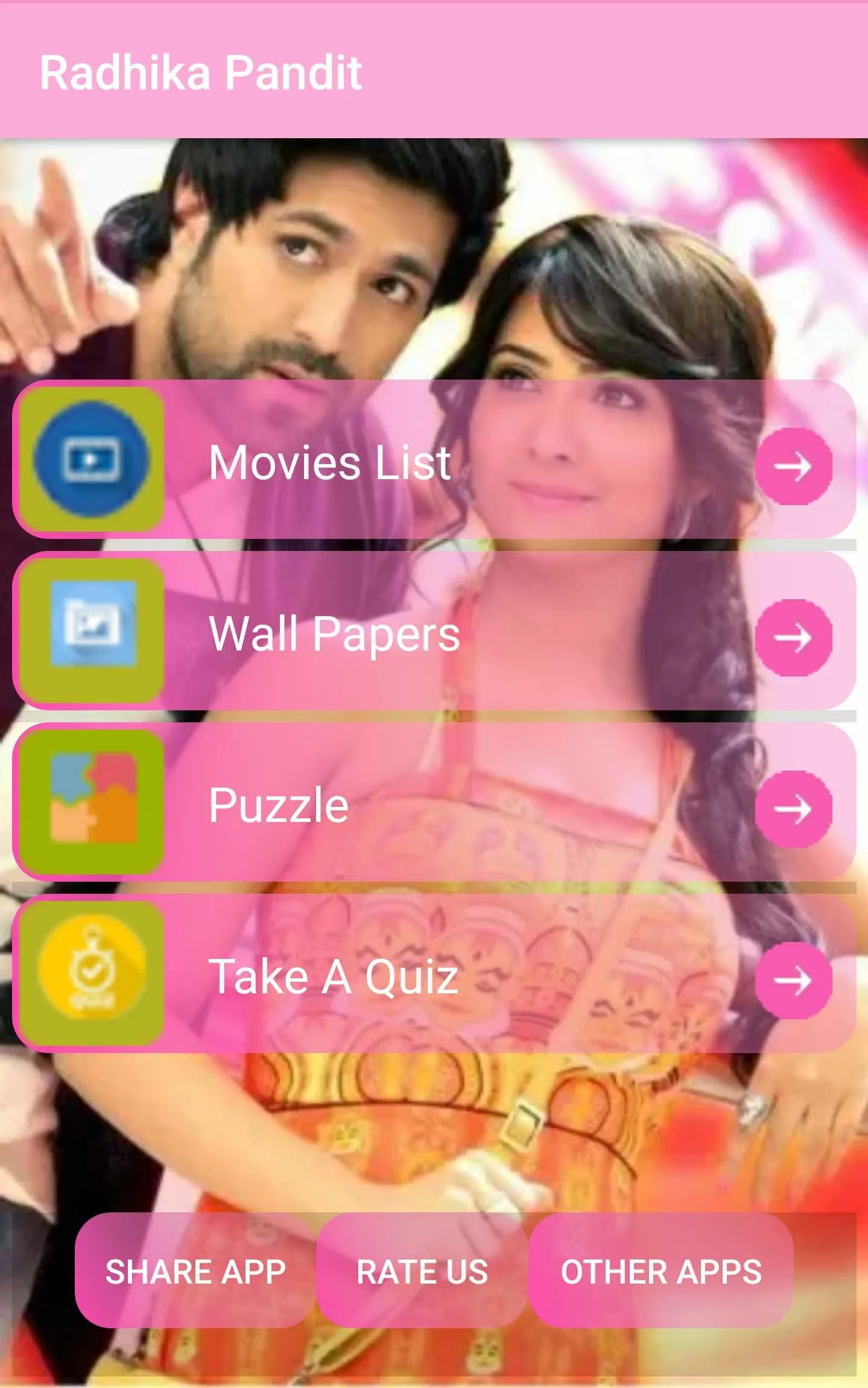 Radhika Pandit-Movies,Wallpape | Indus Appstore | Screenshot