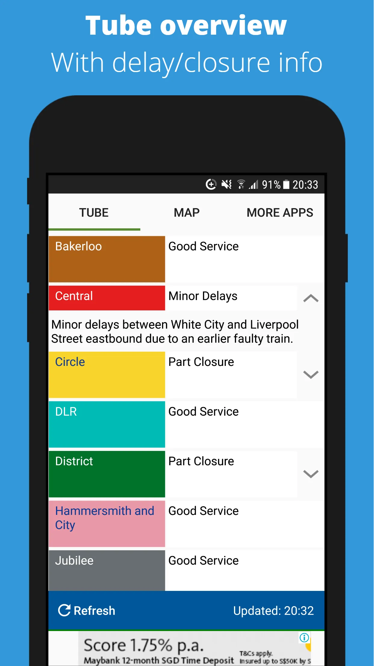 London Transport Live | Indus Appstore | Screenshot