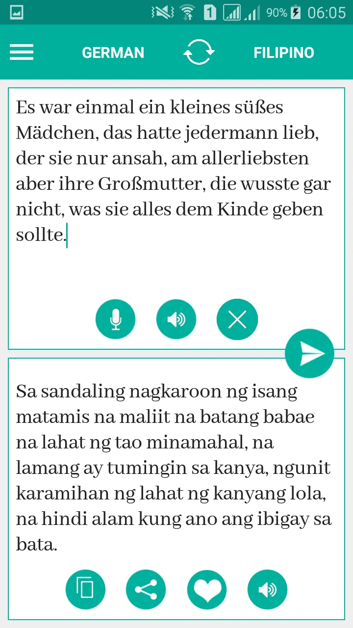 Filipino German Translator | Indus Appstore | Screenshot