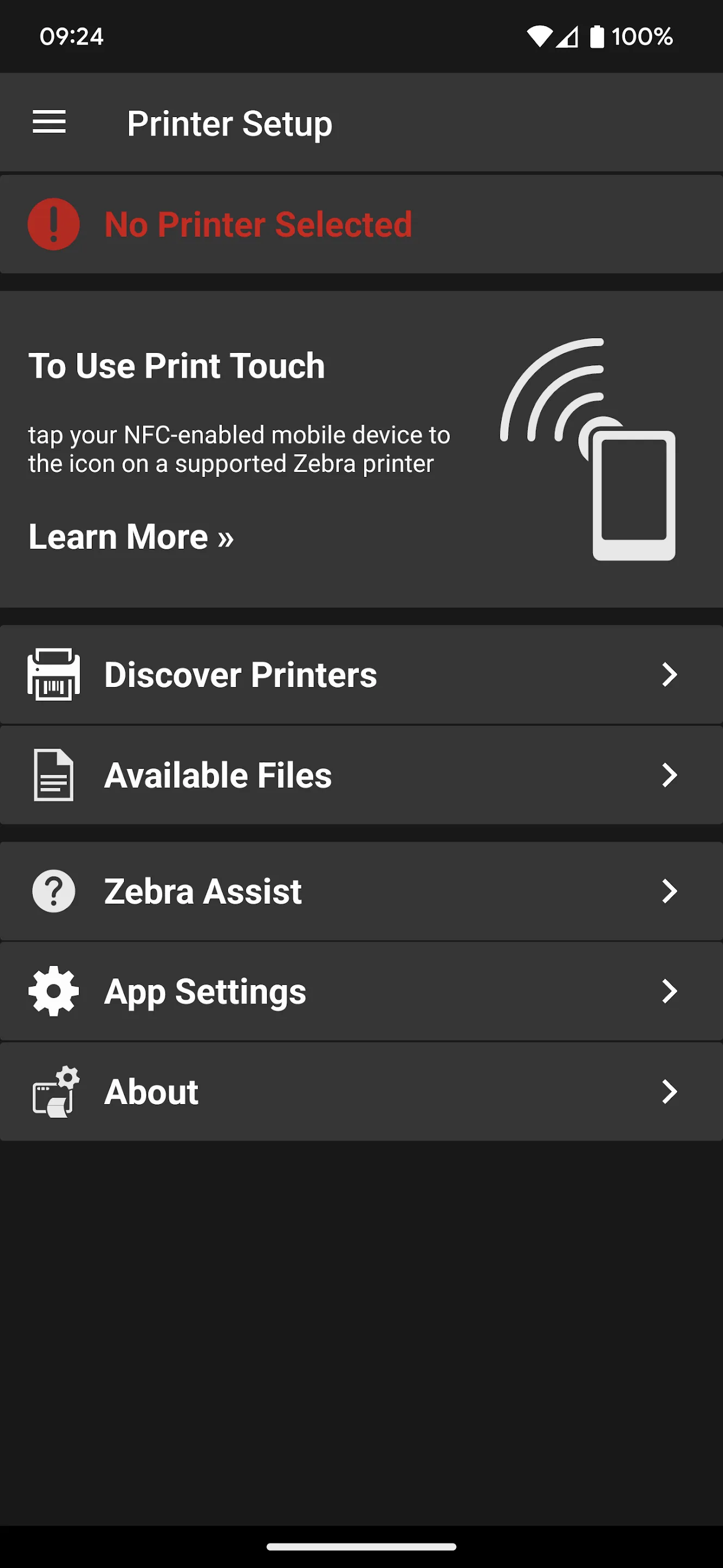 Zebra Printer Setup Utility | Indus Appstore | Screenshot