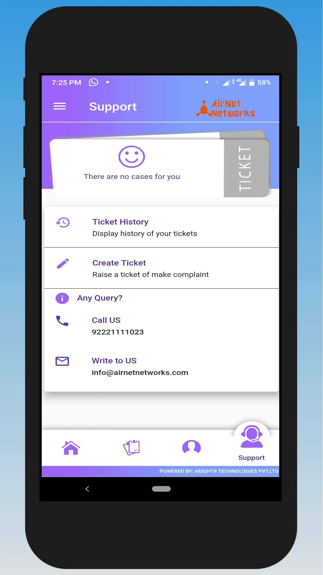 AIRNET- CUSTOMER | Indus Appstore | Screenshot