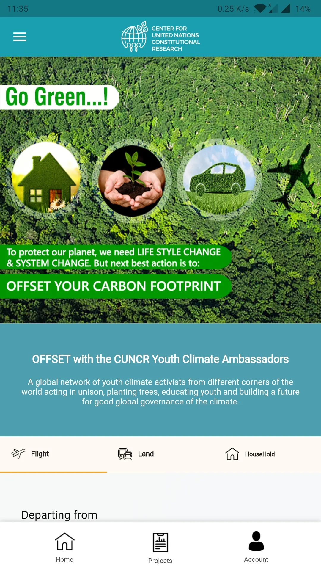 CUNCR Carbon Offset- iGreen-by | Indus Appstore | Screenshot