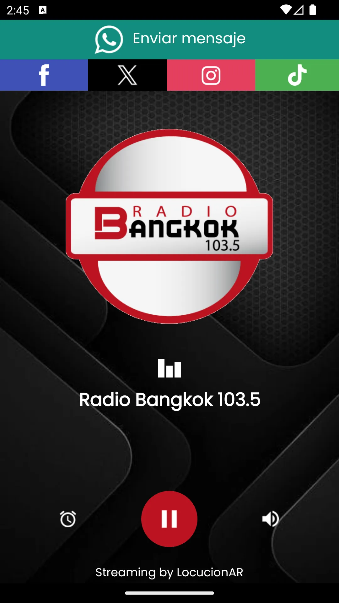 Radio Bangkok 103.5 | Indus Appstore | Screenshot