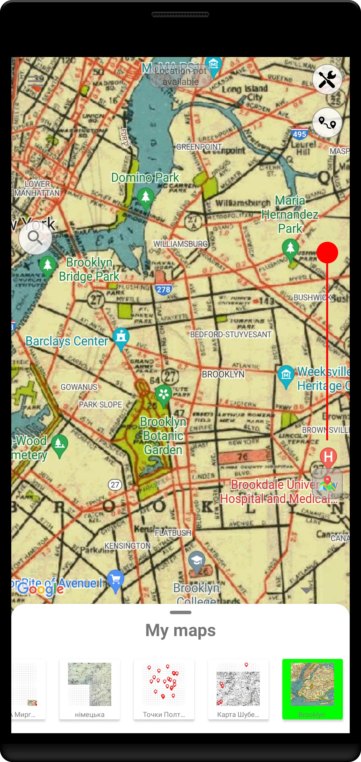 Maps Explorer: old maps | Indus Appstore | Screenshot